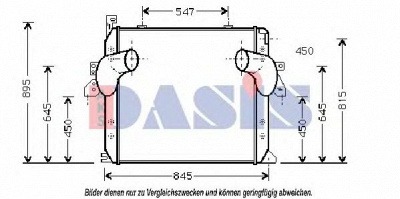 AKS DASIS 137100t -  Интеркулер